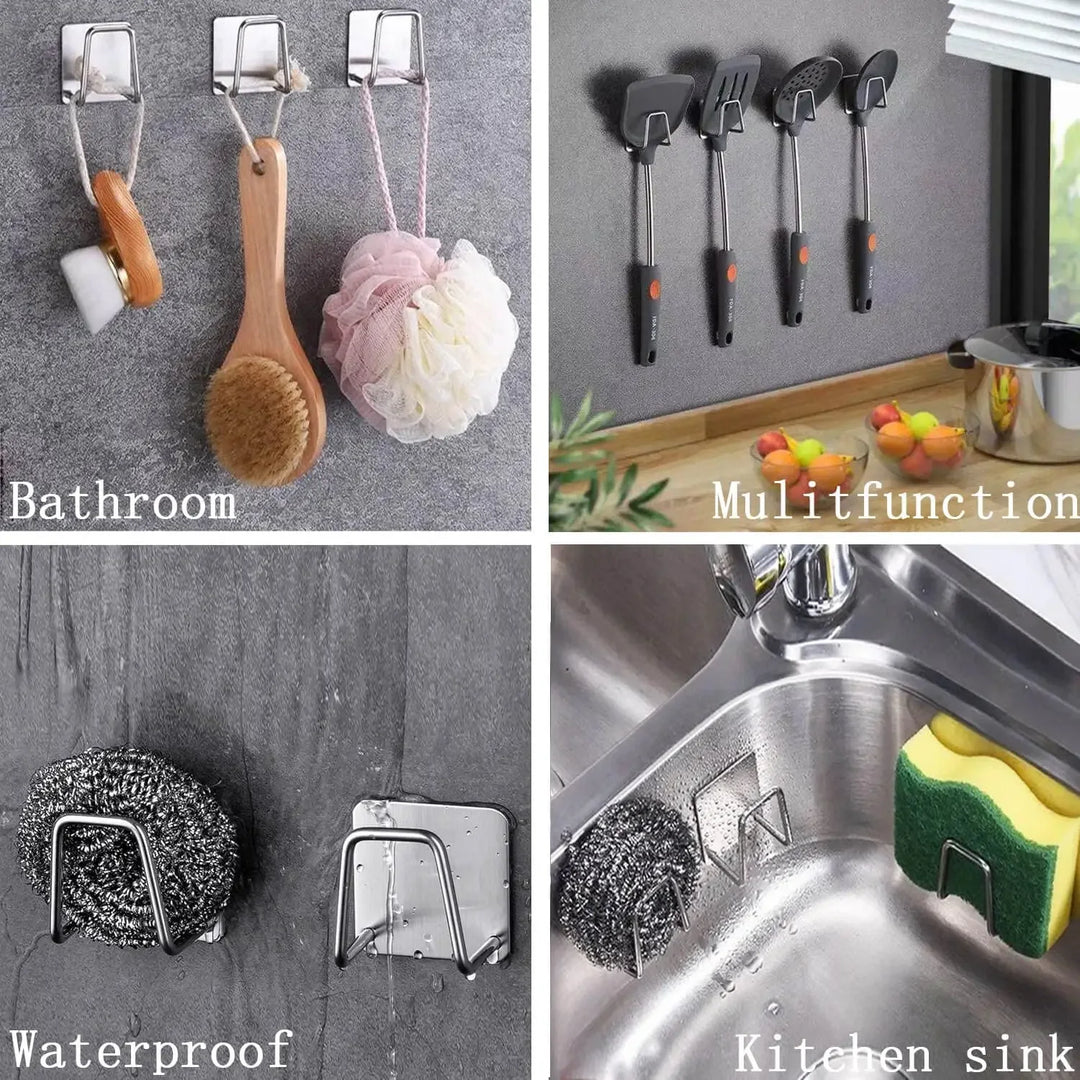 Stainless Steel Wall Mount Cutting Board &amp; Lid Holder