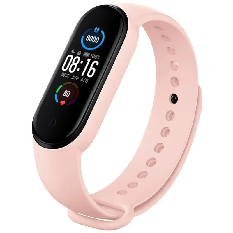 Silicone Replacement Watch Band for Xiaomi Mi Band 3–7