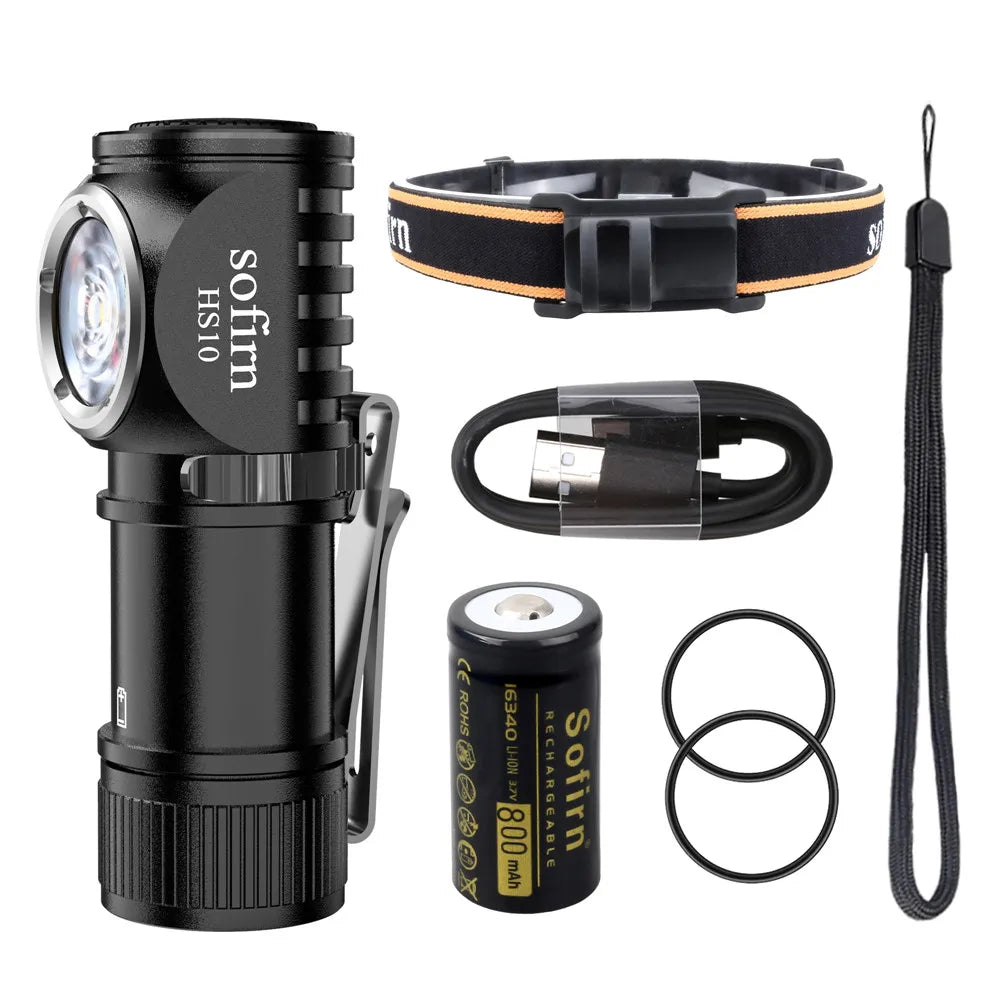 Sofirn HS10 USB-C Rechargeable Mini LED Headlamp