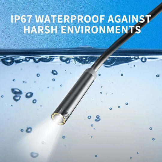 USB-C Endoscope Camera with 6 LED Lights IP67 Waterproof