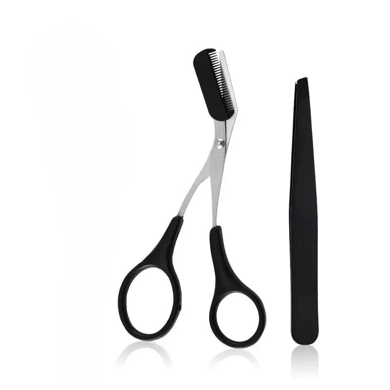 3-Piece Stainless Steel Eyebrow Grooming Kit