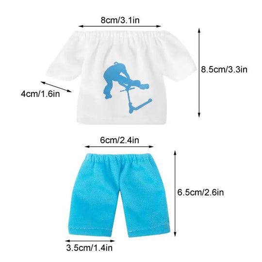 Mini Finger Skateboard &amp; Scooter Play Set