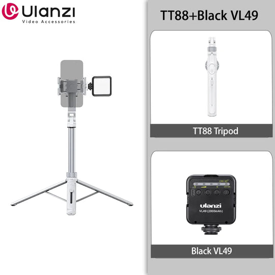 Ulanzi TT88 Magnetic Phone Tripod Selfie Stick 1.44M