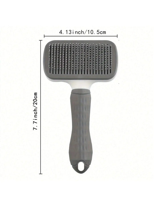 Self Cleaning Pet Slicker Brush for Dogs &amp; Cats