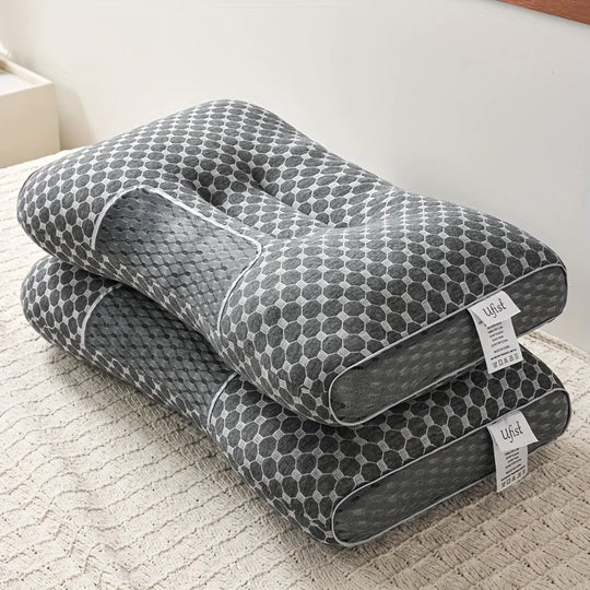2-Pack Ergonomic Contour Neck Support Pillows