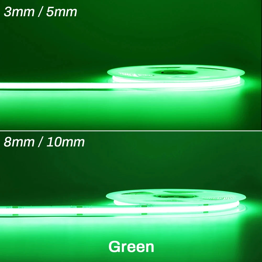 COB LED Strip Light 12V/24V Flexible Tape Light