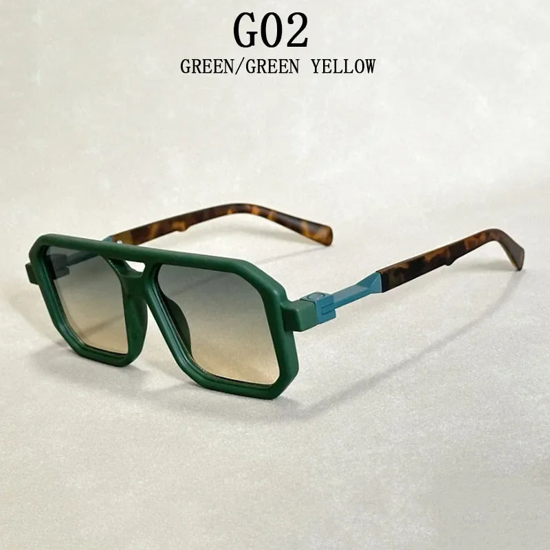 Vintage Square UV400 Fashion Sunglasses