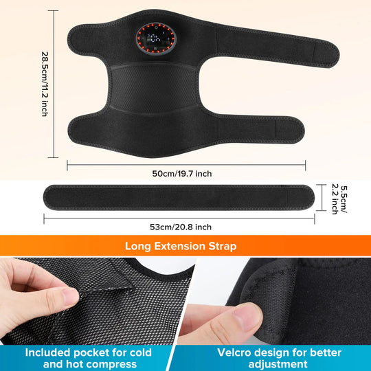 3-in-1 Heated Knee Massager with Vibration