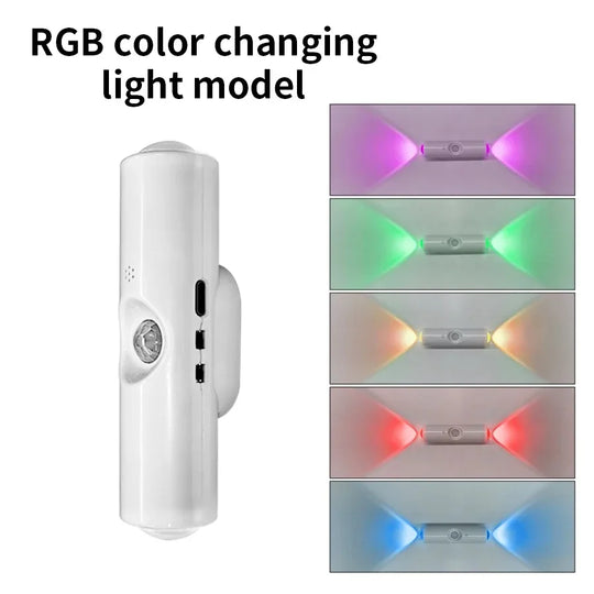 Rechargeable RGB Motion Sensor Magnetic Wall Light