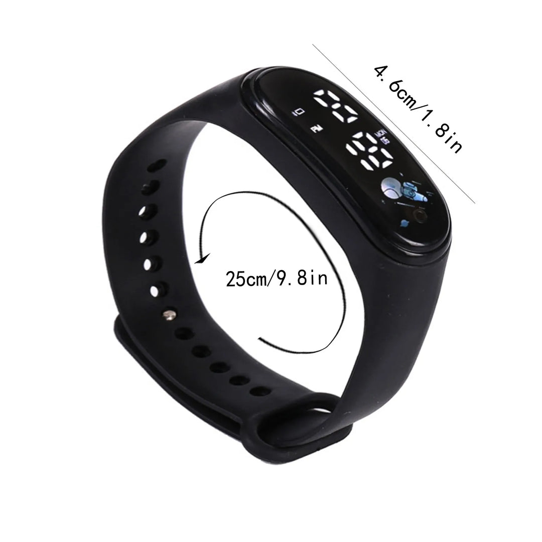 Kids Digital Silicone Sports Watch Bracelet