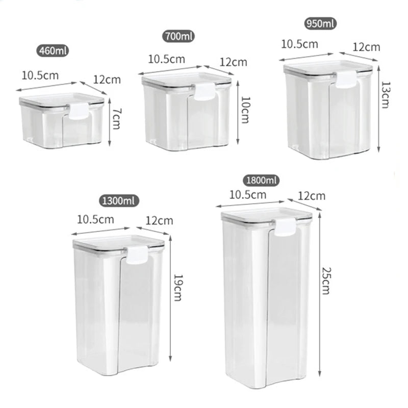 Airtight Food Storage Container Set with Sealed Lids