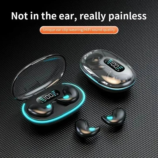 Mini Bluetooth 5.3 Wireless Sleep Earbuds with Charging Case