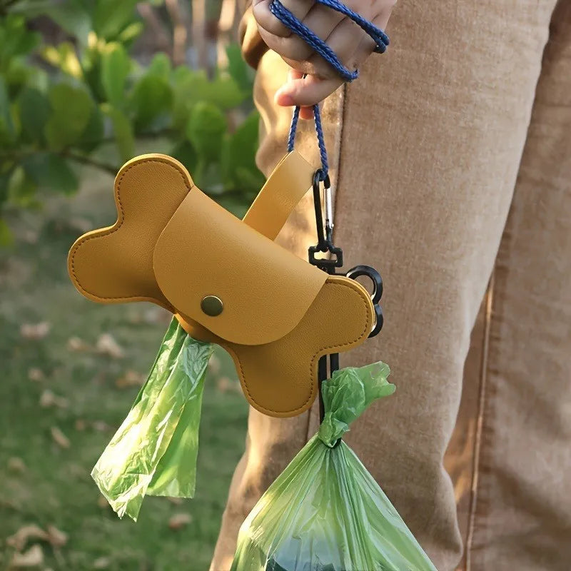 Extra Thick Dog Poop Bags with Paw Print Design