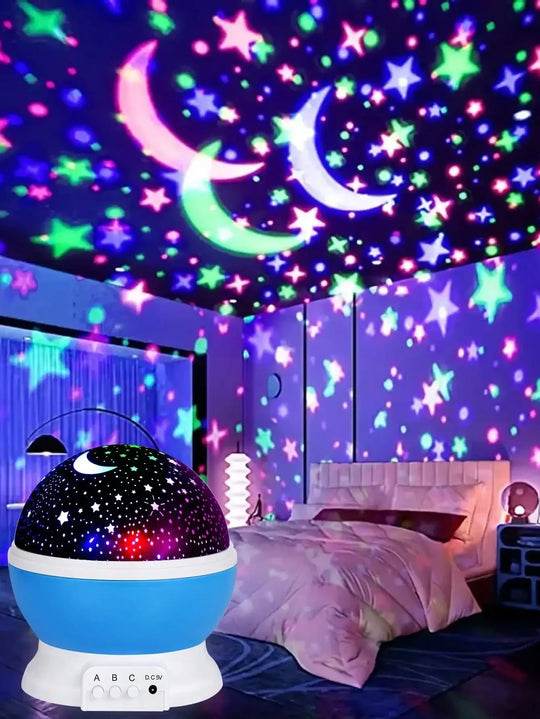 Star &amp; Moon Projection Lamp for Room Decor