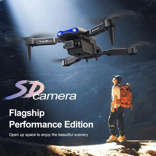 Foldable Dual Camera FPV Drone with Optical Flow Hover