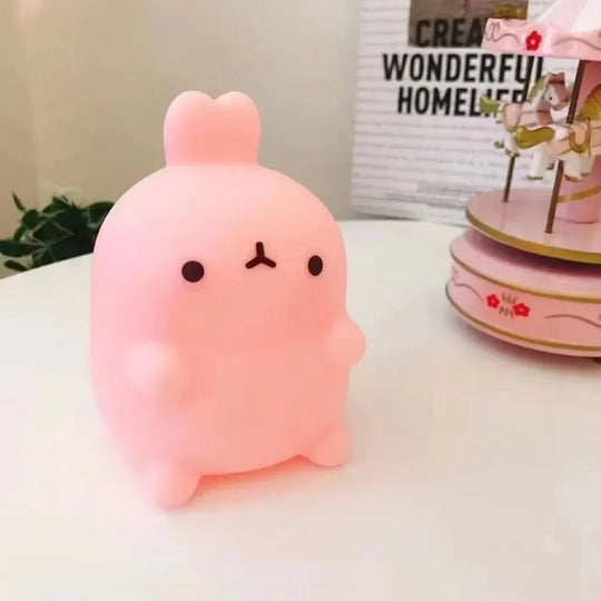 Rabbit LED Night Light Battery-Powered Bedside Lamp