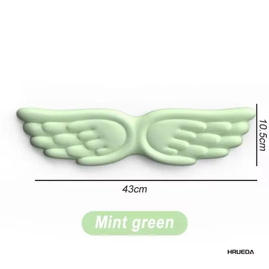 Angel Wing Memory Foam Keyboard &amp; Mouse Wrist Rest Set