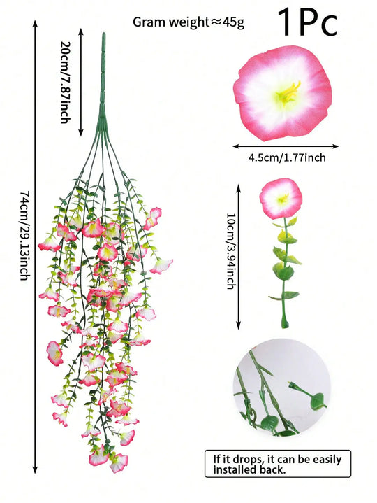 Artificial Hanging Flower Vine for Indoor Decor