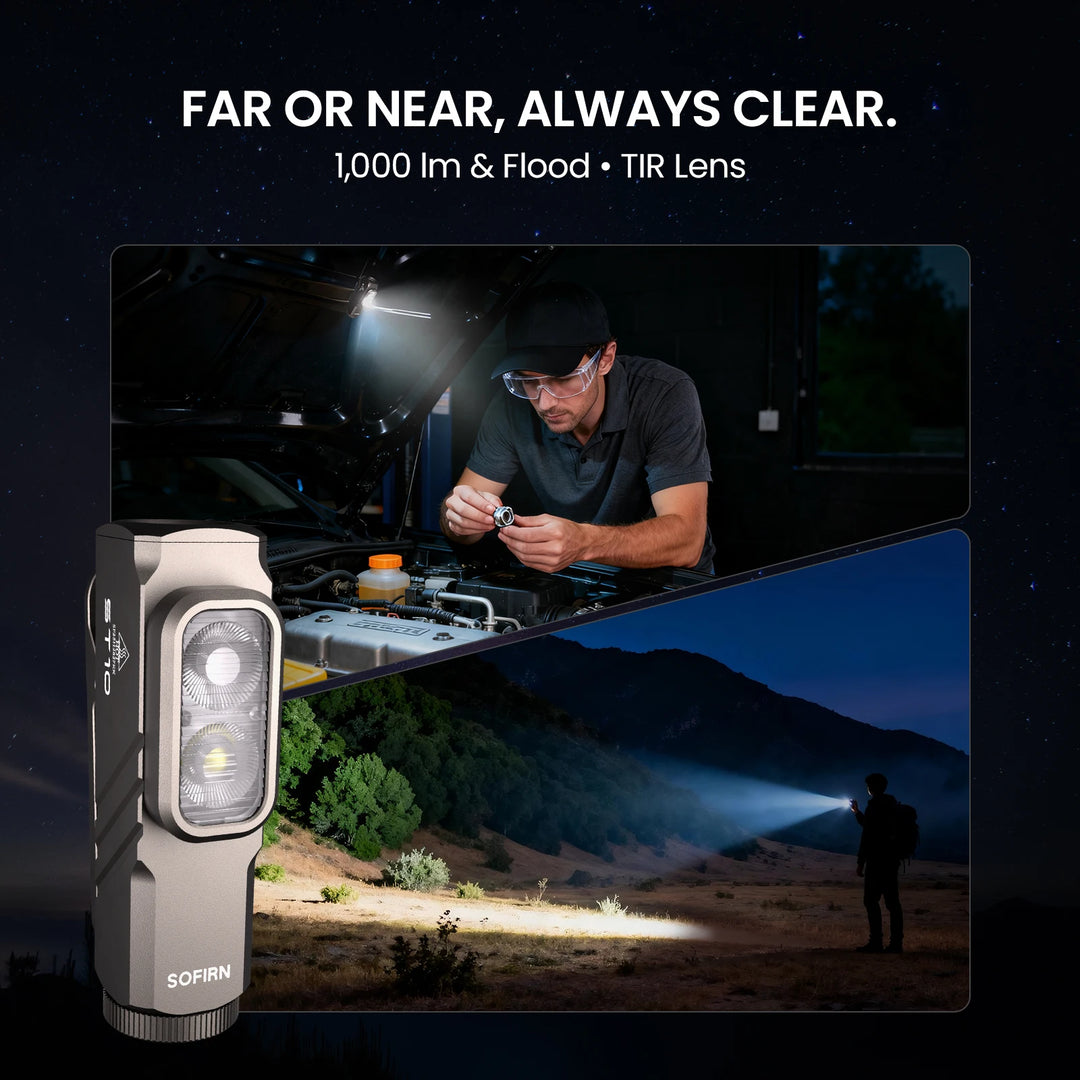 Sofirn ST10 Rechargeable Mini LED Flashlight with Red Light