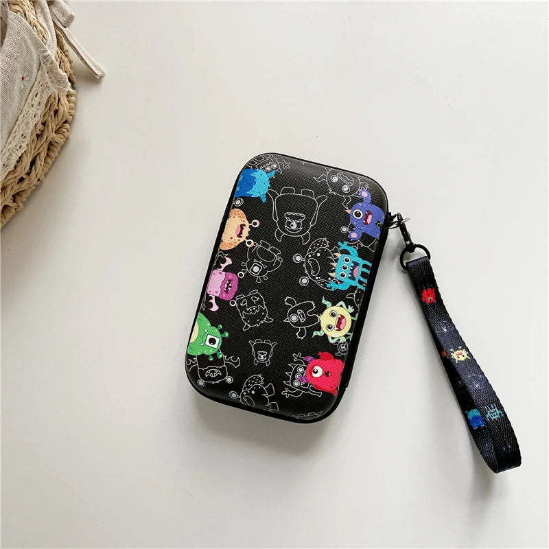 Portable Game Console Carrying Case with Wrist Lanyard