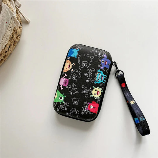 Portable Game Console Carrying Case with Wrist Lanyard