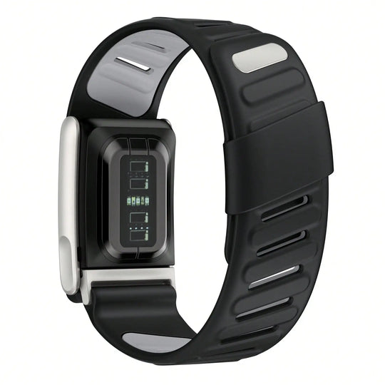 Silicone Dual-Color Fitness Tracker Replacement Strap