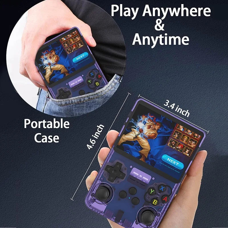 R36S Retro Handheld Game Console 3.5" IPS 64GB