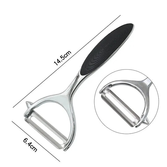 Stainless Steel Swivel Vegetable Peeler with Potato Eye Remover