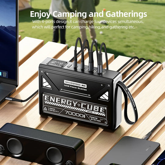 70000mAh Rechargeable LED Camping Lantern Power Bank