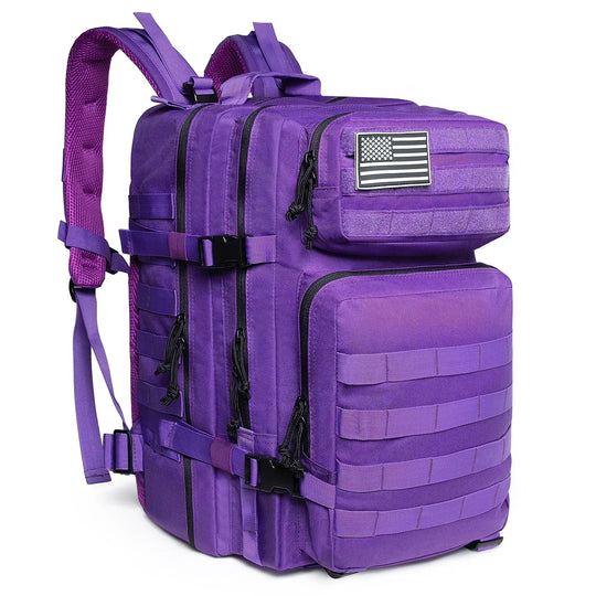 45L Tactical Backpack with Multi-Compartment Storage