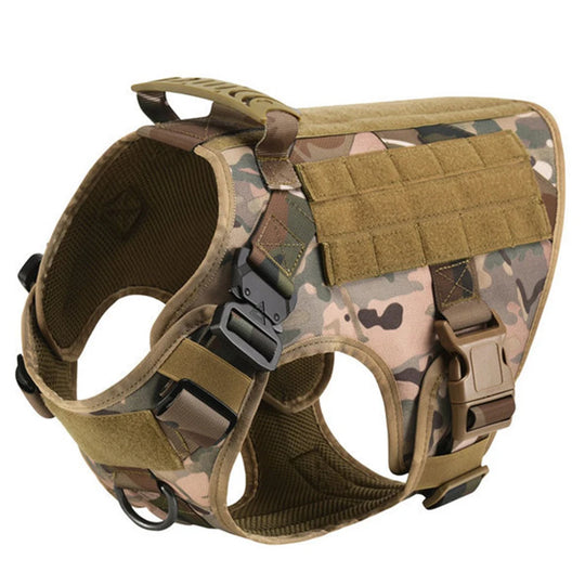 Large Dog Tactical Harness - Collar &amp; Leash Set