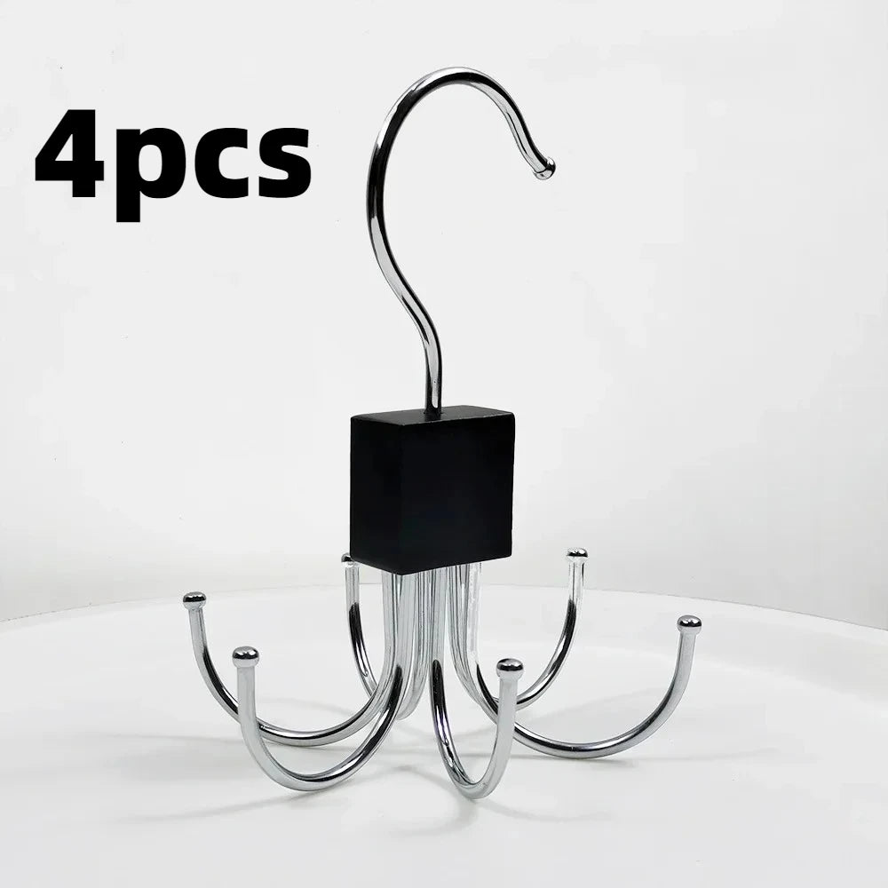 360° Rotating Foldable Multi-Hook Belt Hanger