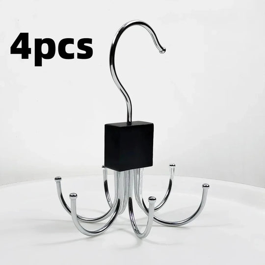 360° Rotating Foldable Multi-Hook Belt Hanger
