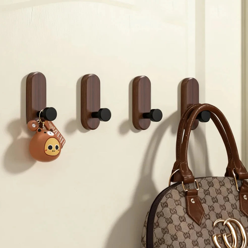 Self-Adhesive Wood Wall Hook