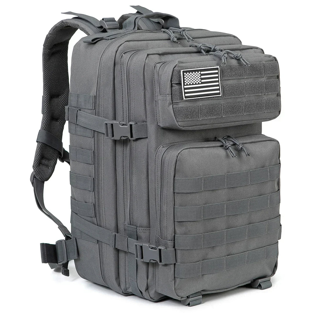45L Tactical Backpack with Multi-Compartment Storage