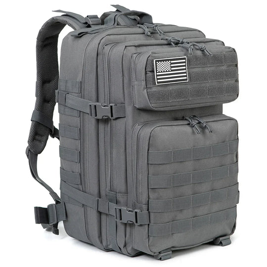 45L Tactical Backpack with Multi-Compartment Storage