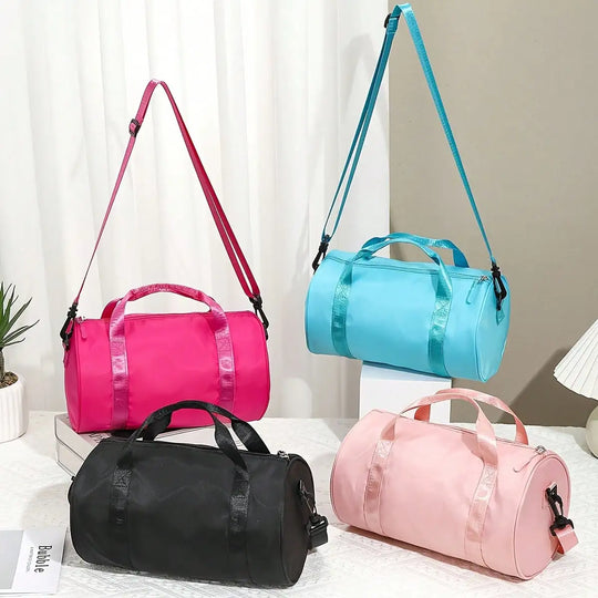 Mini Barrel Gym Duffle Bag with Shoulder Strap