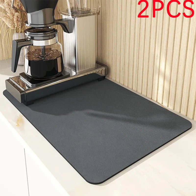 Super Absorbent Diatom Kitchen Drying Mat