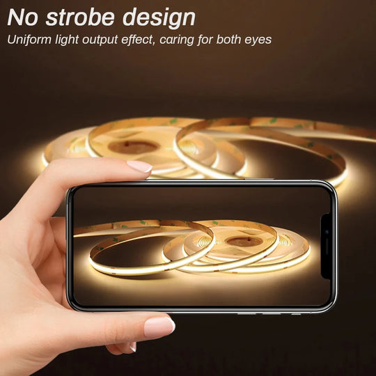 COB LED Strip Light 12V/24V Flexible Tape Light