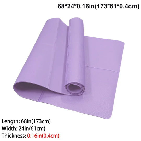 Foldable EVA Yoga Mat for Yoga, Pilates &amp; Floor Exercise