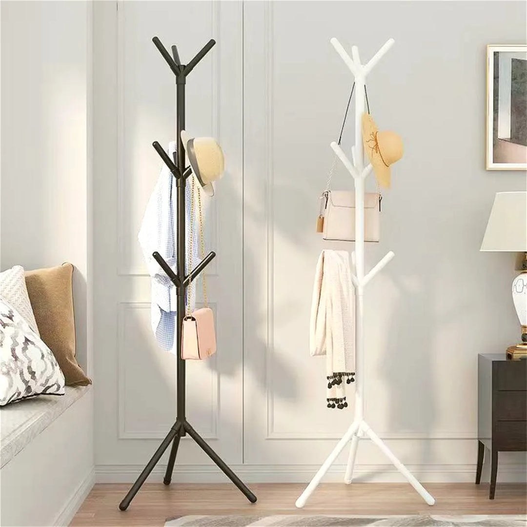 Modern Freestanding Coat Rack with 9 Hooks