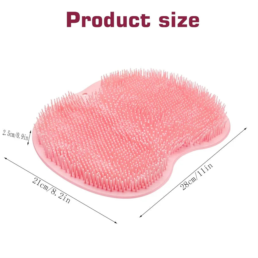 Silicone Shower Foot Scrubber Massage Mat
