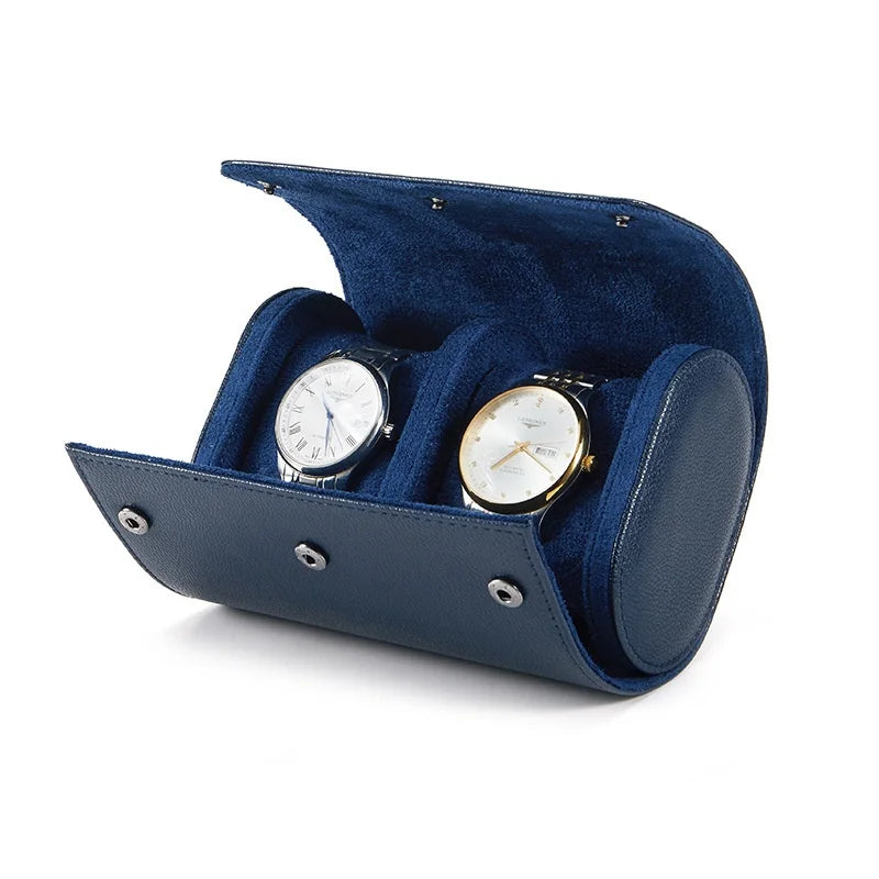 Leather Watch Roll Travel Storage Case