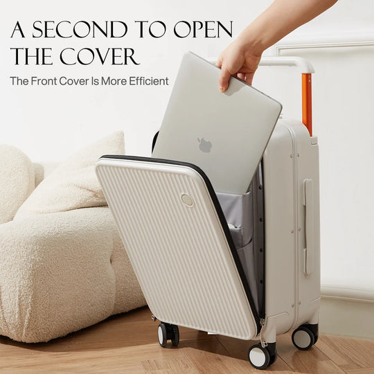 20" PC Carry-On Luggage with Front Laptop Pocket