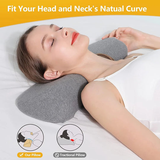 Memory Foam Cervical Neck Support Pillow