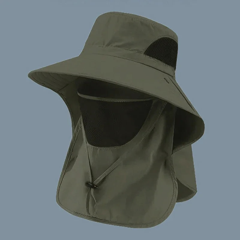 UV Protection Sun Hat with Removable Face &amp; Neck Flap