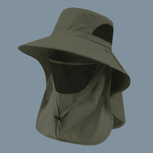 UV Protection Sun Hat with Removable Face &amp; Neck Flap