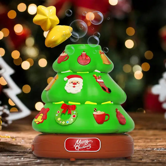 Christmas Tree Music Box &amp; Bubble Machine