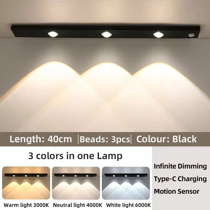 USB Rechargeable Motion Sensor LED Cabinet Light