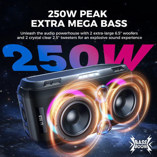 W-KING T9 Pro 250W Bluetooth Party Speaker
